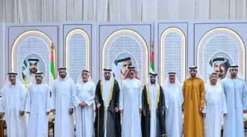 عمار بن حميد يحضر أفراح العسم والكعبي